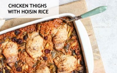 Chicken Thighs with Hoisin Rice