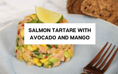 Salmon Tartare with Avocado and Mango