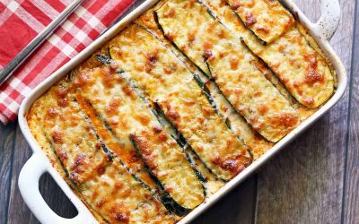 High Protein, Low Carb Zucchini Lasagne