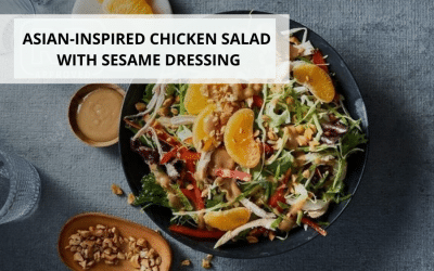 Asian-Inspired Chicken Salad with Sesame Dressing