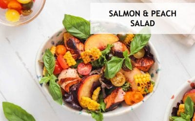 Salmon & Peach Salad